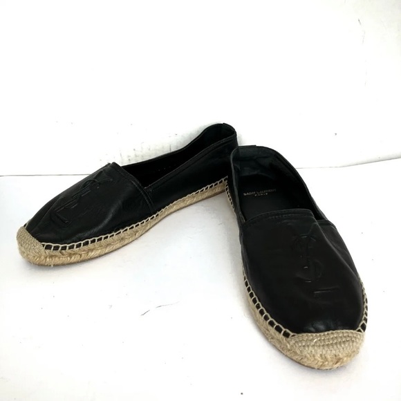 YSL Yves Saint Laurent Leather Espadrille - Picture 8 of 11